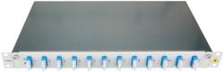 Schrack Patchpanel FO 19, 1UV, culisant, pentru 4 fibre, SC, SM (HSELS04SCG)