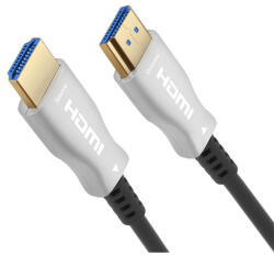 PremiumCord kábel aktív optikai, HDMI, 18Gbps, 4K@60Hz, M/M, 50m, fekete (KPHDM2X50)