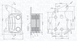 Magneti Marelli Olajhűtő, motorolaj MAGNETI MARELLI 350300005200 (350300005200)