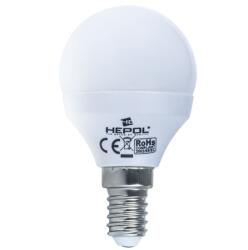 Lohuis Lighting Bec LED HEPOL ECOLINE, forma glob A45, E14, 5W, 30000 ore, lumina calda (5948668024790)