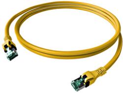 Schrack Patchcablu Cat. 6a push pull ecranat RJ45 galben , LS0H, 3m (H6GPY03K0Y)