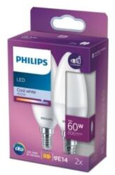 Philips BEL LED candle B38 FR Set 2x7 60W 4000K 806lm E14 15.000h (929002978732)