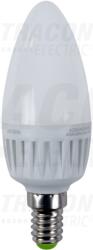 TRACON Sursa LED, forma de lumanare, cu reglarea fluxului luminos LGYD6NW 230 V, 50 Hz, 6 W, 4000 K, E14, 450 lm, 250° (LGYD6NW)