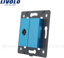 Livolo Modul Priza simpla TV Albastru (VL-C7-1V-19)