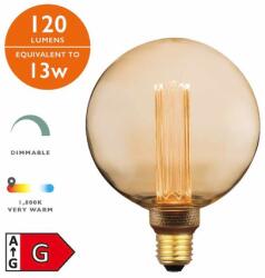 där lighting group Sursa de iluminat (Pack of 5) LED Large Globe Light Bulb (Lamp) ES/E27 3.5W 120LM (BUL-E27-LEDV-11 DAR LIGHTING)