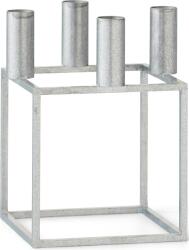 Audo Copenhagen Suport pentru lumânare Kubus 4 argintiu (71041-000884)