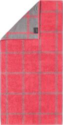 Cawö Prosop Two-Tone model în carouri 80 x 150 cm roșu coral (604 80/150 27) Prosop