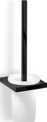 DECOR WALTHER Perie de WC Contract negru mat de perete cu recipient din acril (0654260)
