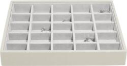 Stackers Casetă pentru bijuterii Stackers cu 25 compartimente classic bej deschis (75603)