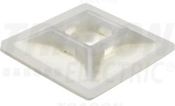 TRACON Talpa autoadeziva pt. fasete, 4directii de introducere, natur TALP200 19×19mm, d=5mm, PA6.6, 3M (TALP200)