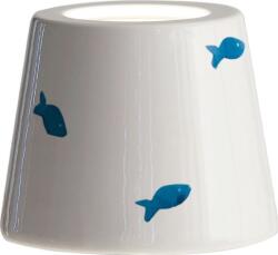 Zafferano Abajur pentru lampă Poldina cu pești alb ceramic (LD035004)