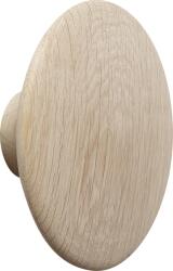 Muuto Agățătoare de perete Dots Wood 6, 5 cm lemn de stejar nuanță deschisă (DOTWO611) Agatator cuier