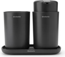 Brabantia Accesorii pentru baie ReNew gri antracit 3 el (280368)