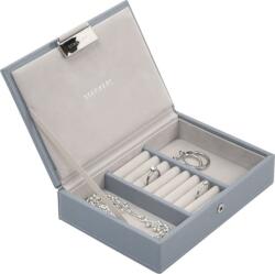 Stackers Casetă pentru bijuterii Stackers mini gri albastru cu capac mic (73745)
