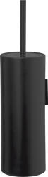 Aqua Nova Perie de WC Forte neagră de perete (FORBHW-09)