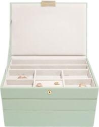 Stackers Casetă pentru bijuterii Stackers triplă classic verde salvie (74517)