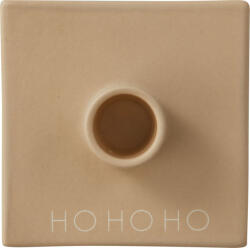 Design Letters Suport pentru lumânare clasică Xmas Ho Ho Ho bej (10101012BEIGEHOHO)