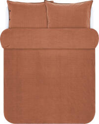 Marc O'Polo Lenjerie de pat Senja 200 x 220 cm maro cu 2 fețe de pernă 80 x 80 cm (100417-301-04) Lenjerie de pat
