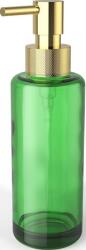 DECOR WALTHER Dozator de săpun Porter verde cu o pompă aurie (0863220)