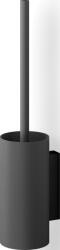 ZACK Perie de WC Linea neagră cu montare pe perete (40571)
