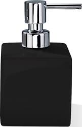 DECOR WALTHER Dozator de săpun Porzellan pătrat 14 cm negru-crom (0843961)