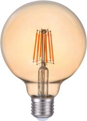 Total Green Bec LED EVO17 Filament G95 6W E27 2200K Auriu (EL0037822)