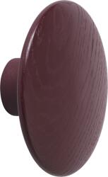 Muuto Agățătoare de perete Dots Wood 6, 5 cm vișiniu închis (DOTWO604) Agatator cuier