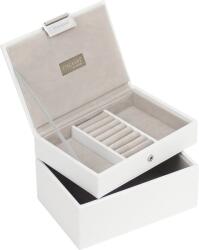 Stackers Casetă pentru bijuterii Stackers dublă mini alb-bej (70801)
