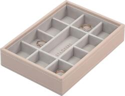 Stackers Casetă pentru bijuterii Stackers cu 11 compartimente mini roz deschis (73766)