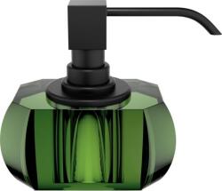 DECOR WALTHER Dozator de săpun Kristall verde cu pompă, neagră mat (0933596)