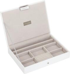 Stackers Casetă pentru bijuterii Stackers classic alb-bej cu capac mic (70957)