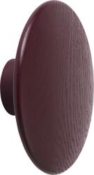 Muuto Agățătoare de perete Dots Wood 17 cm vișiniu închis (DOTWO1704) Agatator cuier