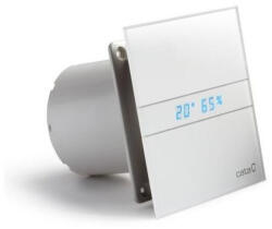 CATA E-120 GTH Szellőztető ventilátor pára és időzíthető funkcióval üveg előlapos (00901200)