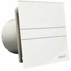 CATA E-100 G Szellőztető ventilátor fehér üveg előlapos