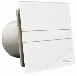 CATA E-120 G Szellőztető ventilátor fehér üveg előlapos