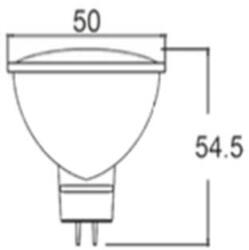 BRAYTRON Sursa de iluminat, bec MR16 5W GU5.3 ADVANCE 6500K (BA24-00563)
