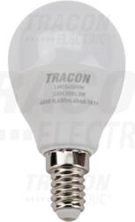 TRACON Sursa de lumina LED, formasferica, cu LED SAMSUNG LMGS458NW 230V, 50Hz, 8W, 4000 K, E14, 600lm, 180°, G45, SAMSUNG chip, EEI=A+ (LMGS458NW)
