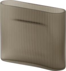 Muuto Vază Ridge 16, 5 cm taupe din sticlă (RIDVAS16A05)