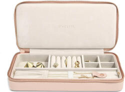 Stackers Cutie de voiaj pentru bijuterii cu spațiu pentru coliere Stackers blush (74306)