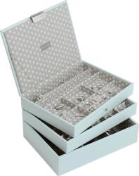 Stackers Casetă pentru bijuterii Stackers triplă classic bleu-gri (70795)