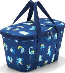 Reisenthel Geantă Coolerbag Kids ABC Friends XS albastră (UF4066)