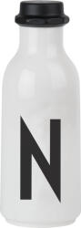 Design Letters Sticlă pentru apă To Go litera N 500 ml (20202500N)