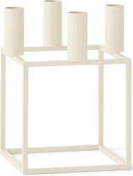 Audo Copenhagen Suport pentru lumânare Kubus 4 de culoarea fildeşului (71041-000886)