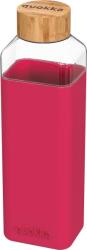 QUOKKA Sticlă pentru apă Quokka Storm Maroon 700 ml din sticlă (40025)