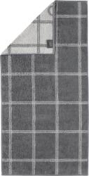 Cawö Prosop Two-Tone model în carouri 50 x 100 cm gri închis (604 50/100 77) Prosop