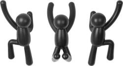 Umbra Cuiere Buddy negre 3 buc (318165-040) Agatator cuier