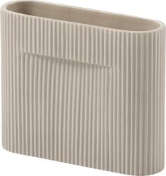 Muuto Vază Ridge 16, 5 cm bej (RIDVAS16A01)