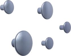 Muuto Agățători de perete Dots Metal albastru estompat 5 buc (DOTMES507) Agatator cuier