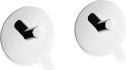 ZACK Cuiere pentru prosoape Peco rotunde lustruite 2 buc (40332)