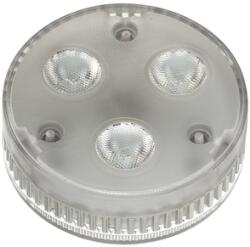 SLV Sursa de iluminat, bec, Lampa LED GX53, 3x1.4W, LED alb cald, ° Unghi fascicul 35, (550092)